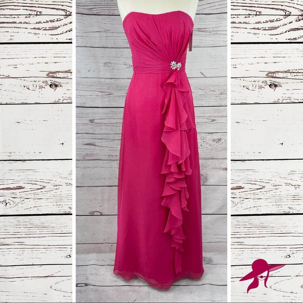 Jordan Fashions azalea strapless formal rhinestone